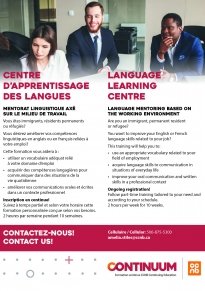 Mentorat linguistique axé sur le milieu de travail Mentorat linguistique axé sur le milieu de travail